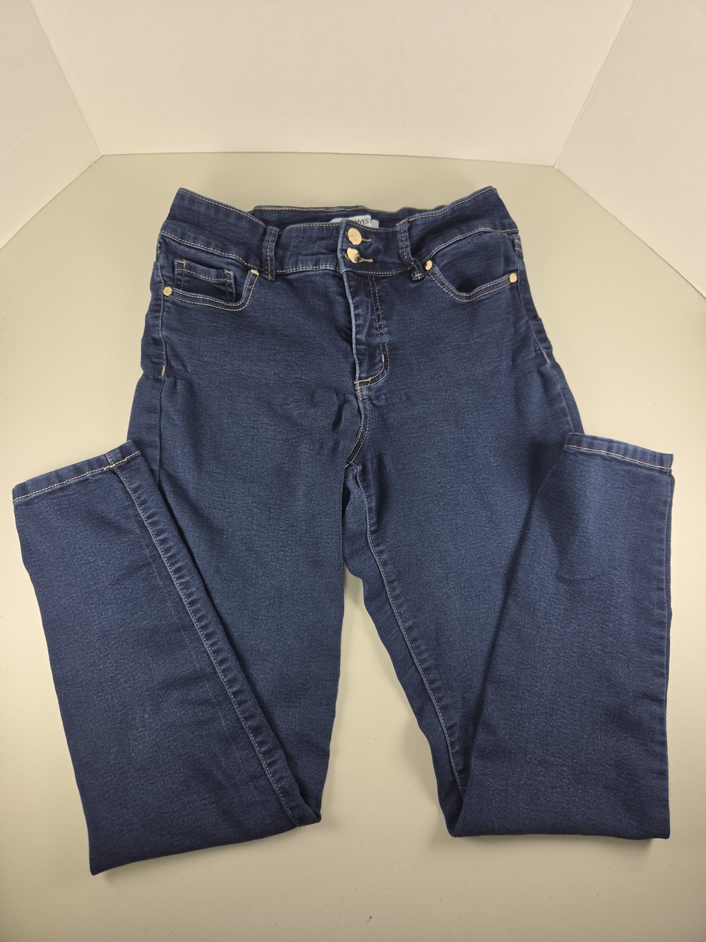 Nine West High-Rise Dark Blue Women’s Sz 8 Skinny Jeans